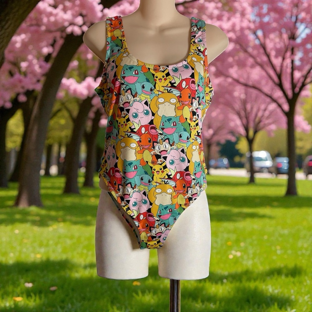 Pokemon Colorful Character Bodysuit
